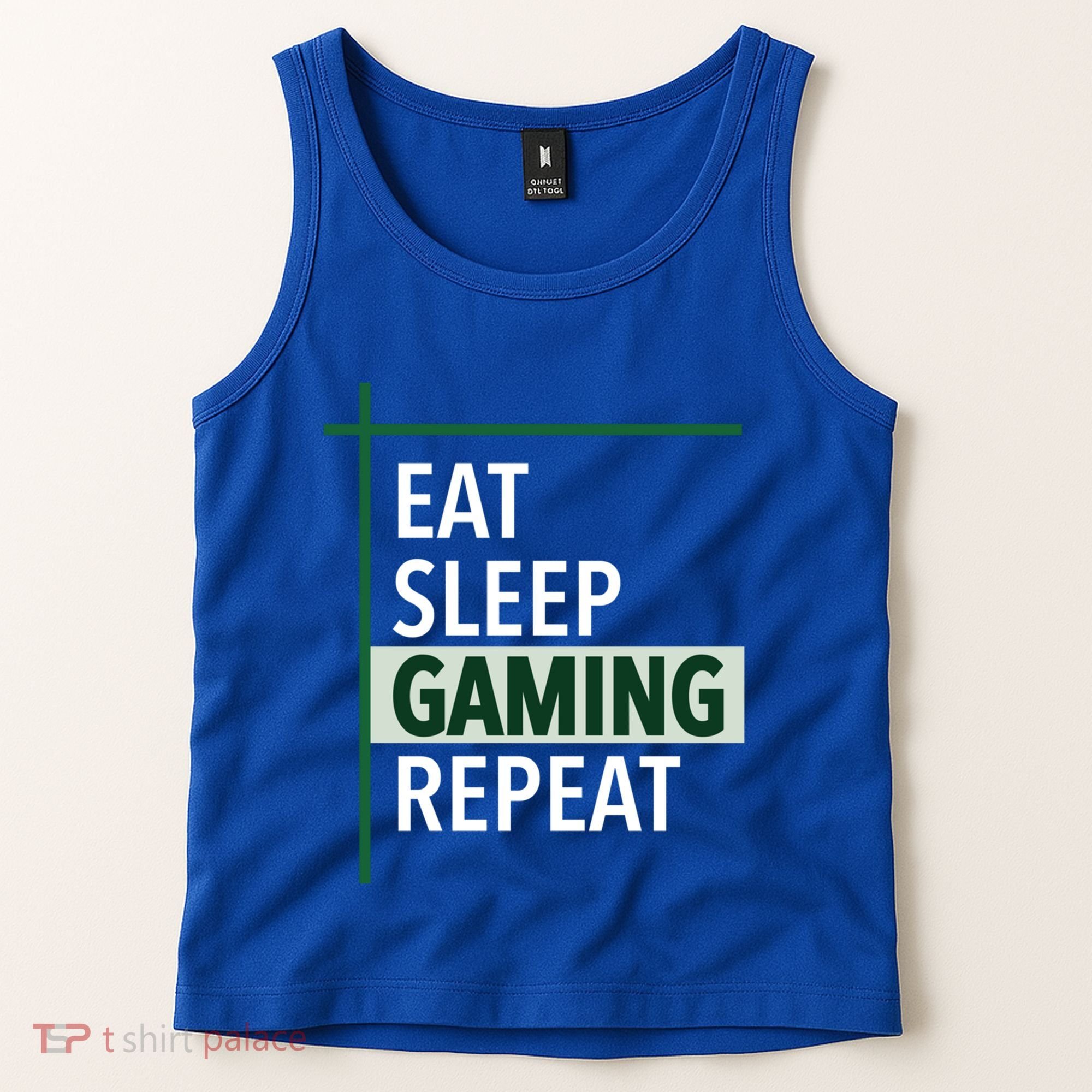 Funny Gamer Eat Sleep Anime Gaming Repeat Meaningful Gift Tank Top