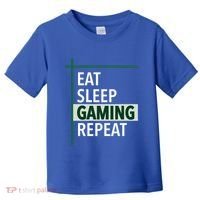 Funny Gamer Eat Sleep Anime Gaming Repeat Meaningful Gift Toddler T-Shirt thumb 0