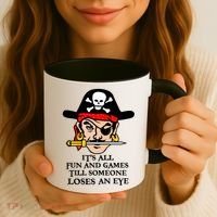 All Fun And Games Till Someone Loses An Eye Coffee Mug thumb 3