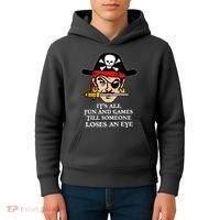 All Fun And Games Till Someone Loses An Eye Kids Hoodie thumb 4