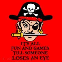 All Fun And Games Till Someone Loses An Eye Santa Hat thumb 1
