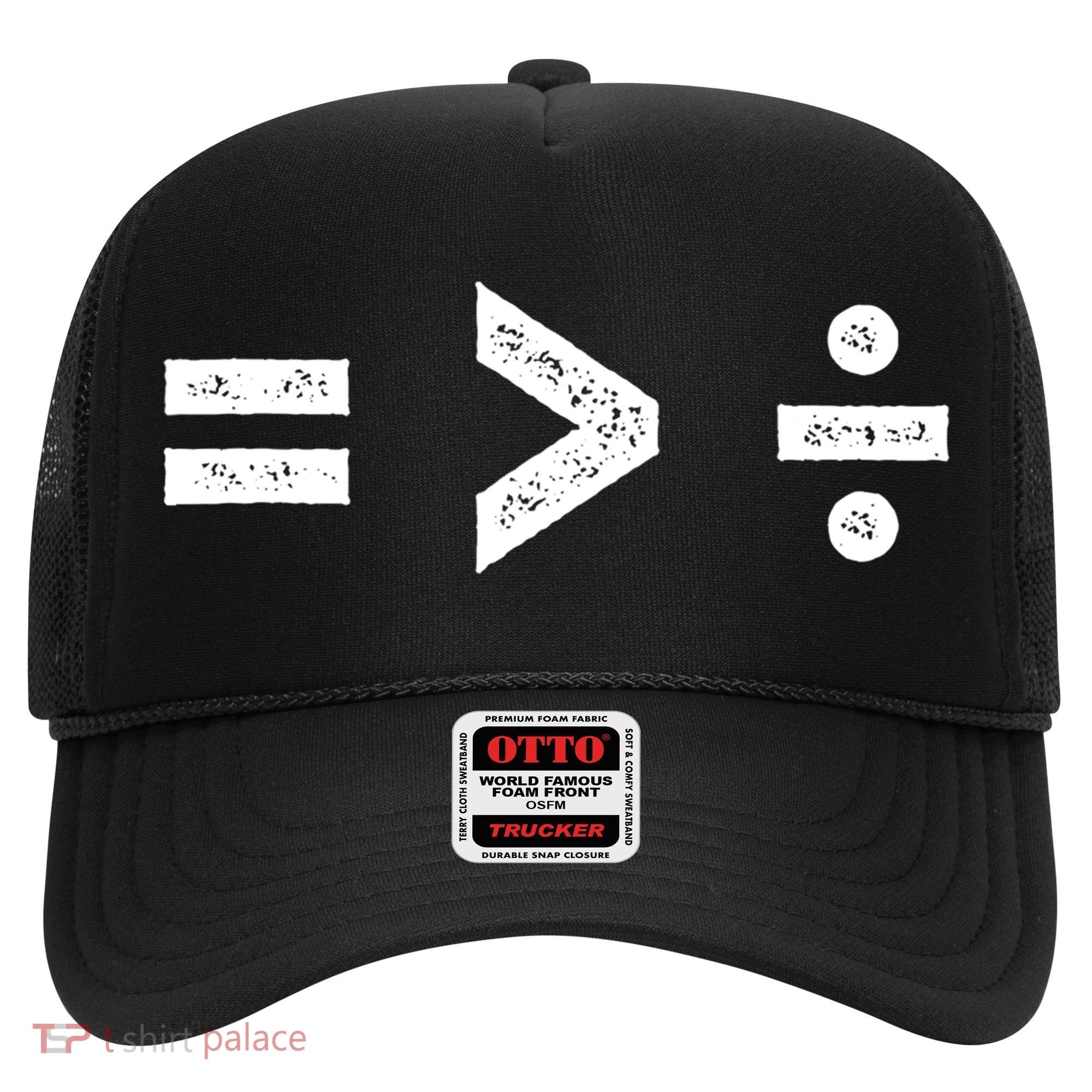 Funny Gift Equality Is Greater Than Division Symbols Gift Hat