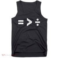 Funny Gift Equality Is Greater Than Division Symbols Gift Tank Top thumb 0