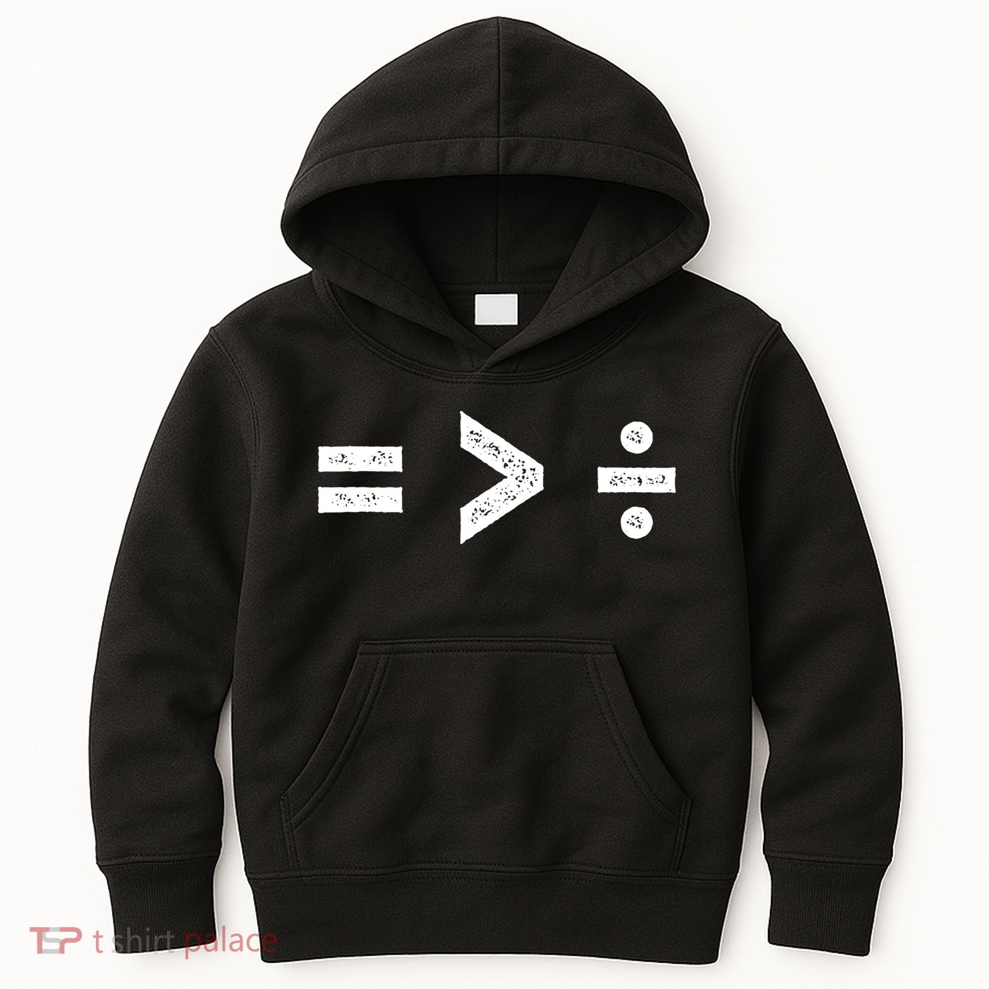Funny Gift Equality Is Greater Than Division Symbols Gift Kids Hoodie