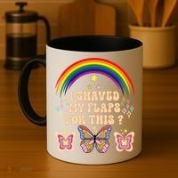 Funny Groovy Embarrassing I Shaved My Flaps For This Coffee Mug thumb 4