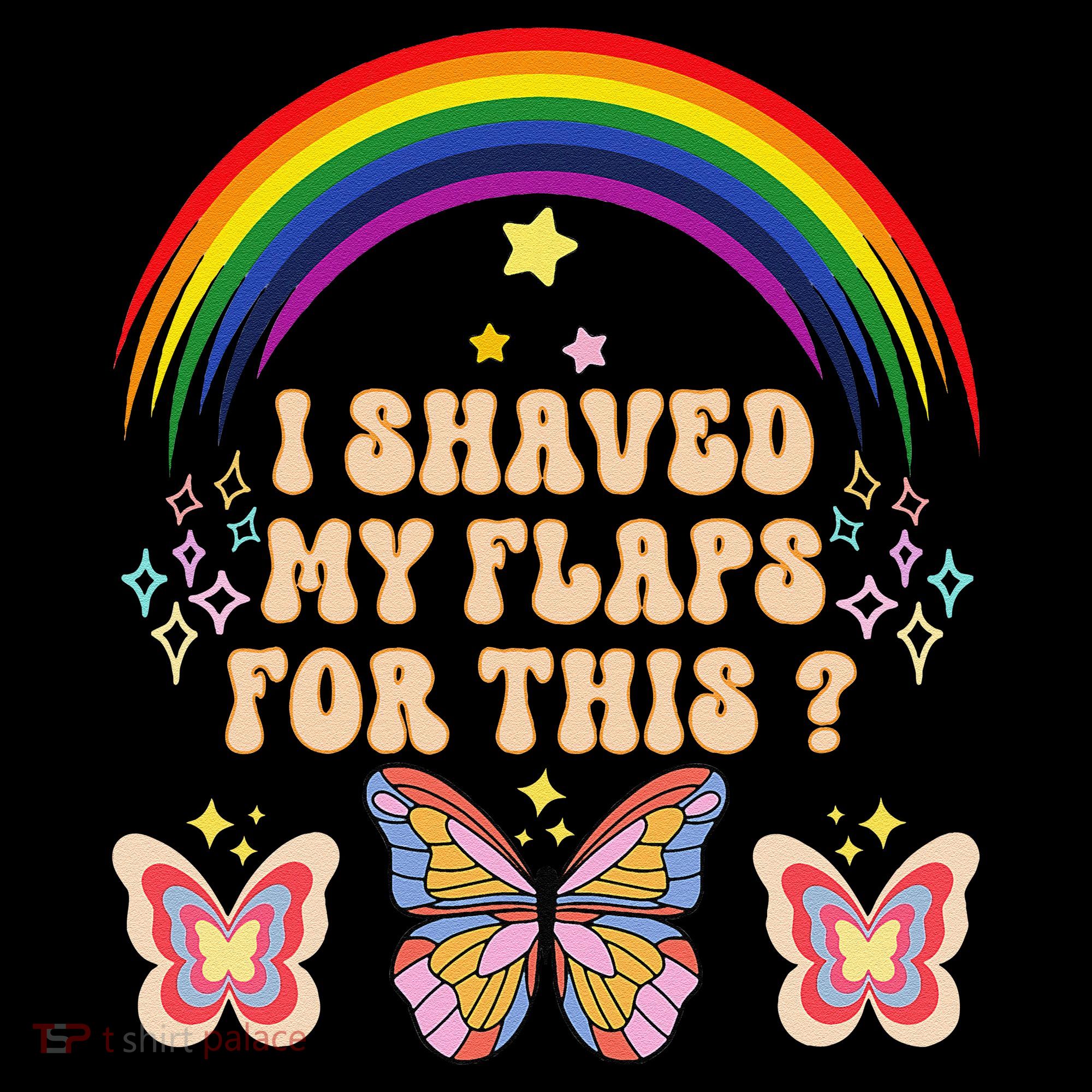 Funny Groovy Embarrassing I Shaved My Flaps For This Women's Hoodie