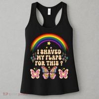 Funny Groovy Embarrassing I Shaved My Flaps For This Women's Tank Top thumb 3