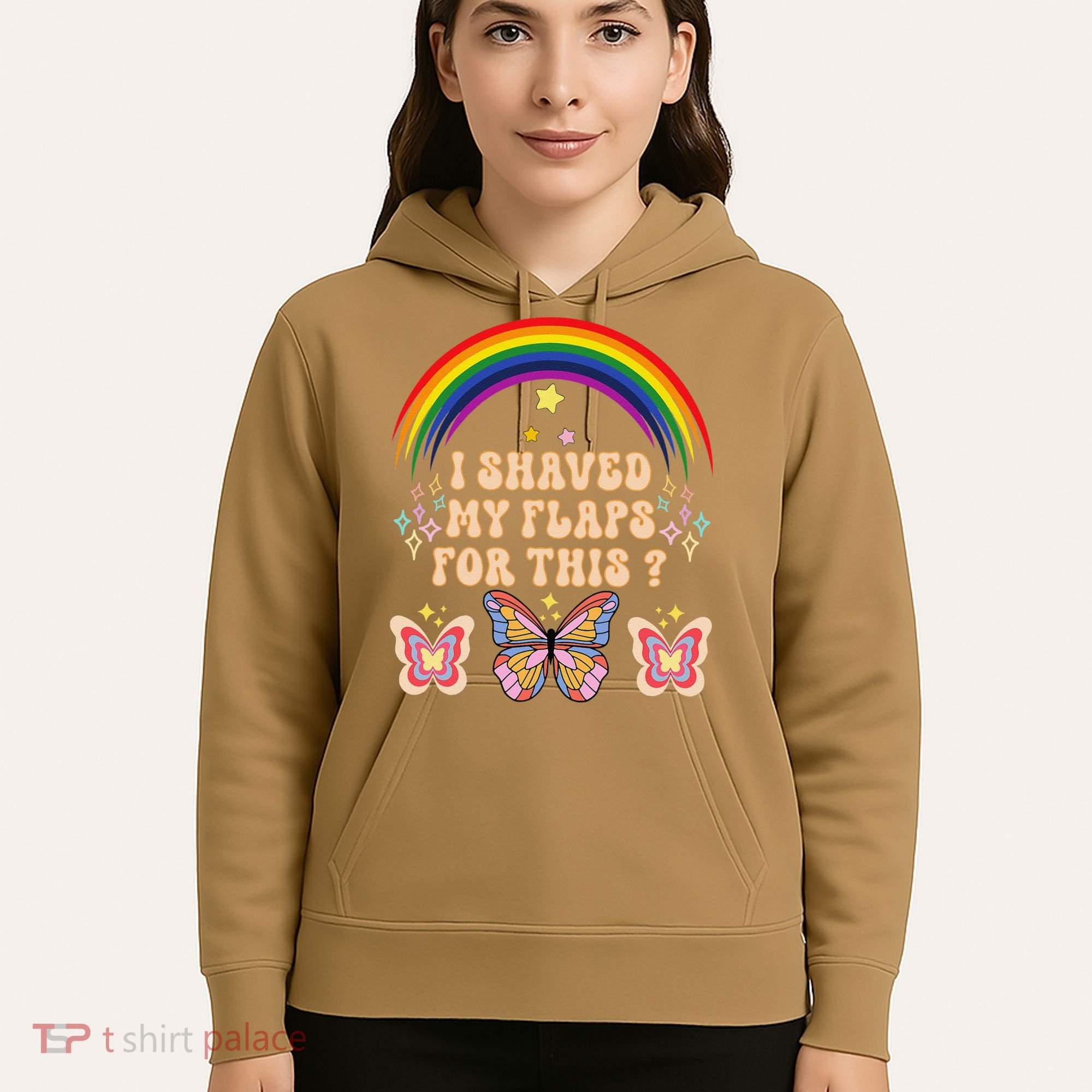 Funny Groovy Embarrassing I Shaved My Flaps For This Hoodie