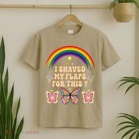 Funny Groovy Embarrassing I Shaved My Flaps For This T-Shirt thumb 2
