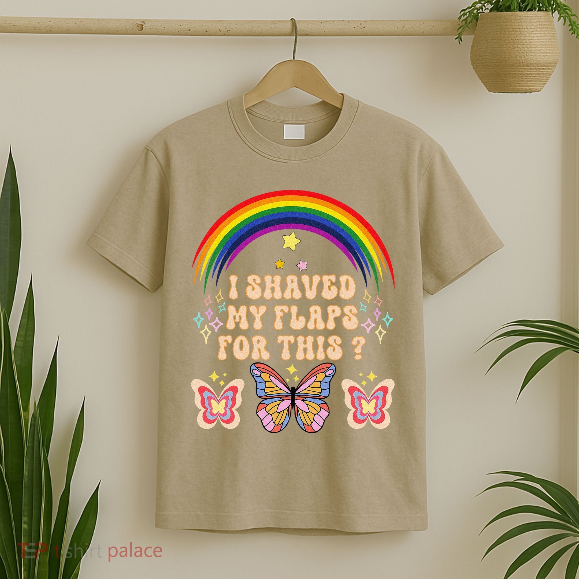 Funny Groovy Embarrassing I Shaved My Flaps For This T-Shirt