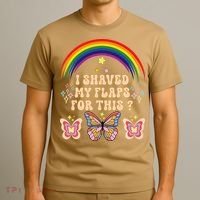 Funny Groovy Embarrassing I Shaved My Flaps For This T-Shirt thumb 3