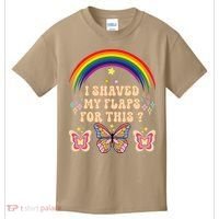 Funny Groovy Embarrassing I Shaved My Flaps For This Kids T-Shirt thumb 0