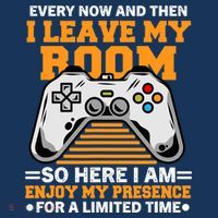 Funny Gamer Every Now And Then I Leave My Room Gaming Lover Hoodie thumb 2