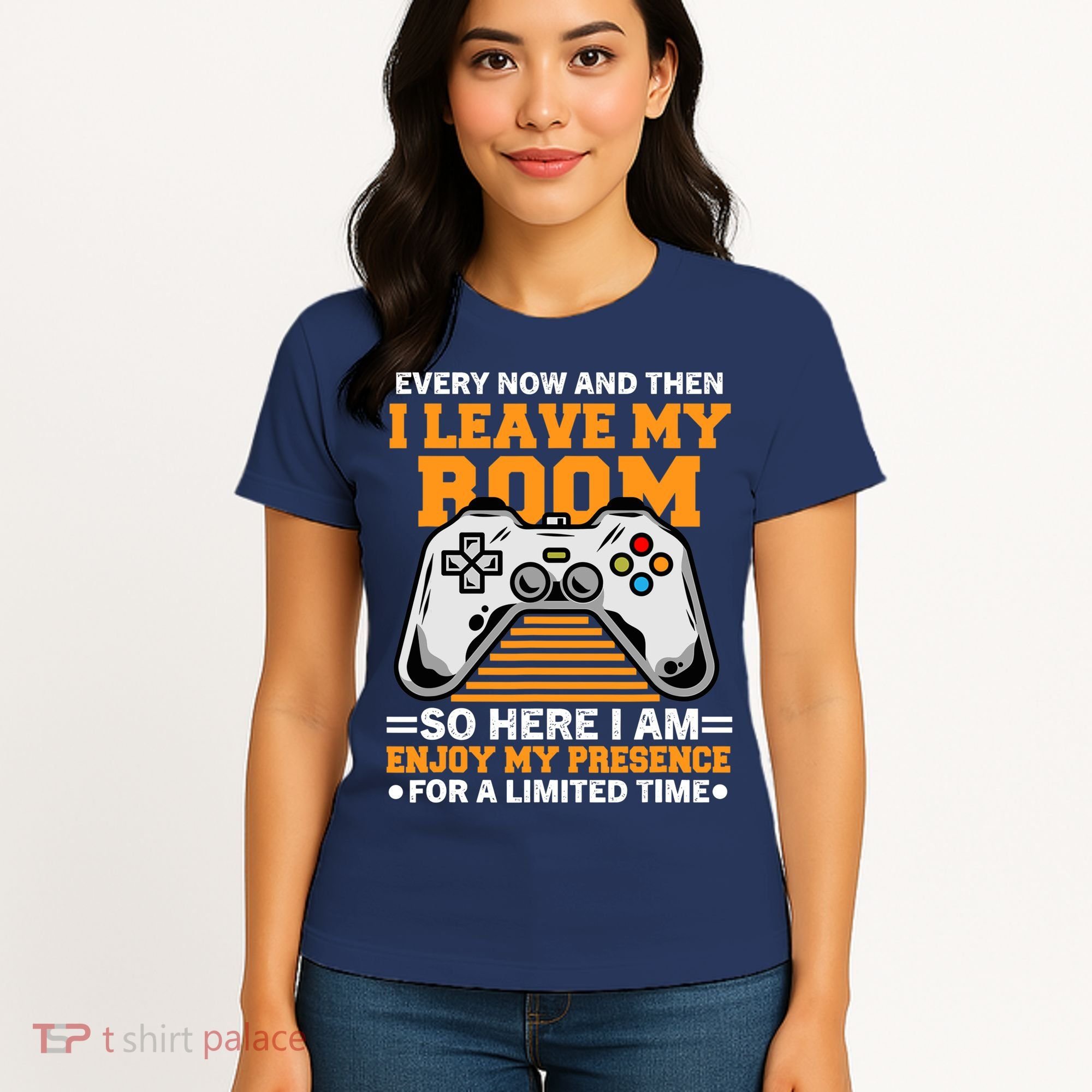 Funny Gamer Every Now And Then I Leave My Room Gaming Lover Women's T-Shirt