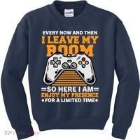 Funny Gamer Every Now And Then I Leave My Room Gaming Lover Kids Sweatshirt thumb 0