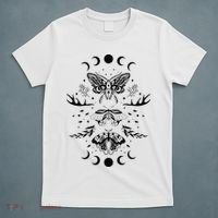 Fairy Grunge Fairycore Aesthetic Goth Luna Moth Butterfly T-Shirt thumb 5