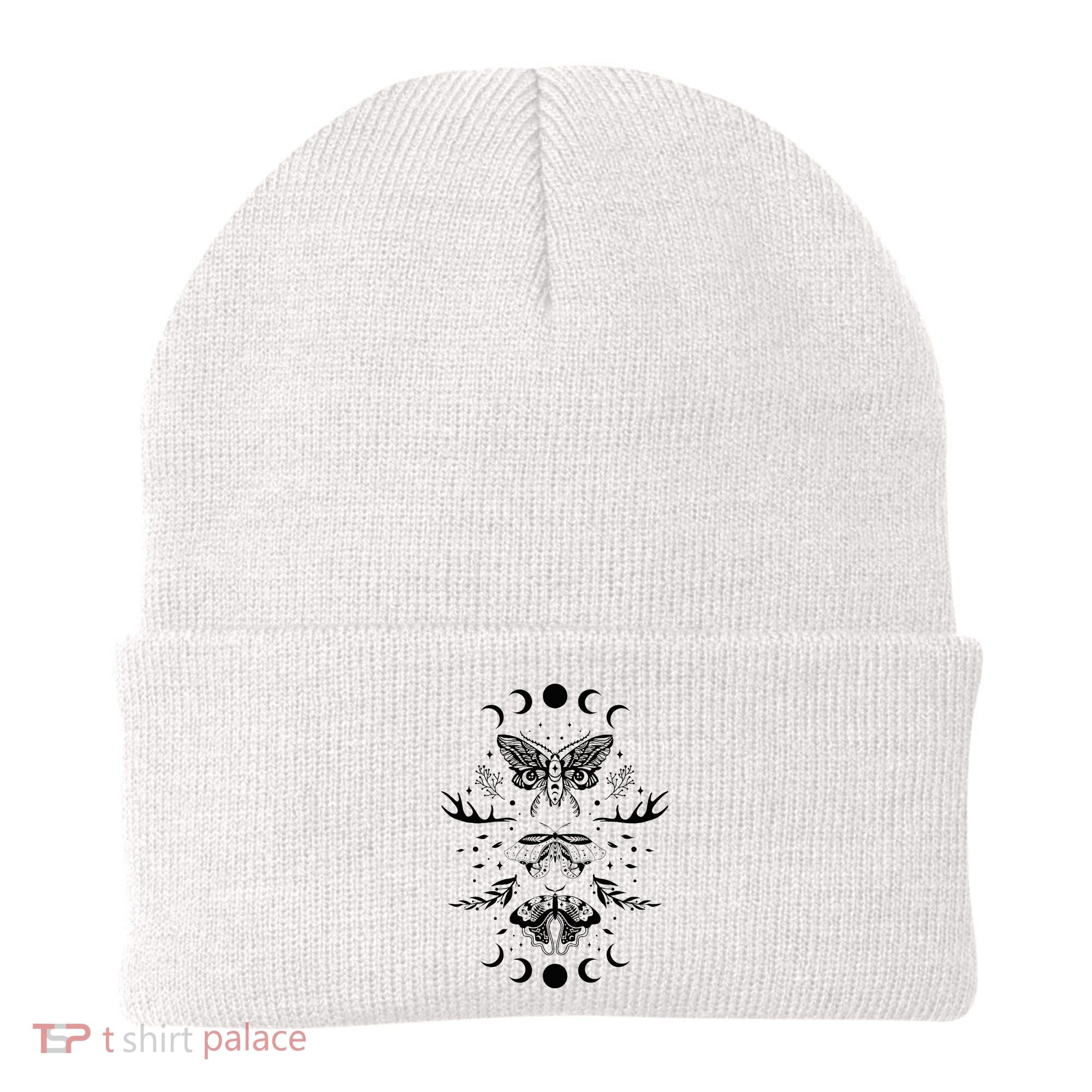 Fairy Grunge Fairycore Aesthetic Goth Luna Moth Butterfly Beanie