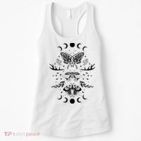 Fairy Grunge Fairycore Aesthetic Goth Luna Moth Butterfly Women's Tank Top thumb 0