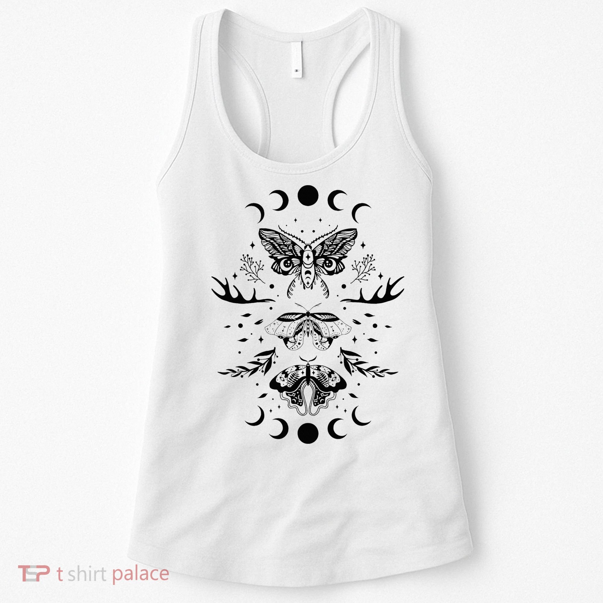 Fairy Grunge Fairycore Aesthetic Goth Luna Moth Butterfly Women's Tank Top