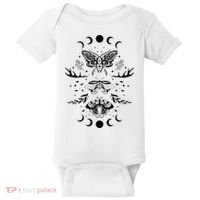 Fairy Grunge Fairycore Aesthetic Goth Luna Moth Butterfly Baby Bodysuit thumb 0