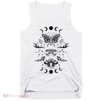 Fairy Grunge Fairycore Aesthetic Goth Luna Moth Butterfly Tank Top thumb 0