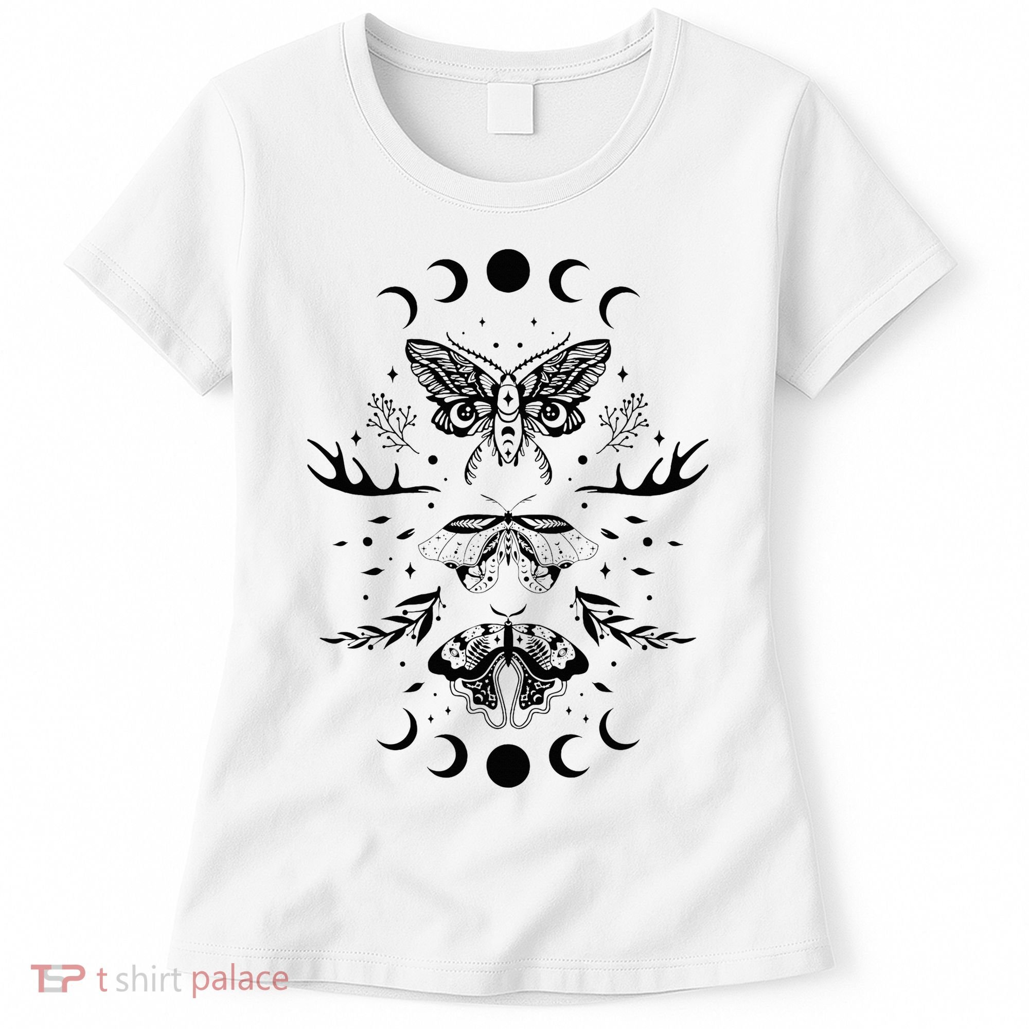 Fairy Grunge Fairycore Aesthetic Goth Luna Moth Butterfly Women's T-Shirt