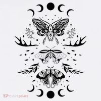 Fairy Grunge Fairycore Aesthetic Goth Luna Moth Butterfly Women's T-Shirt thumb 6