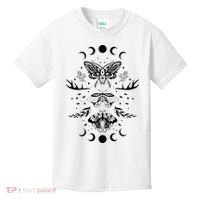 Fairy Grunge Fairycore Aesthetic Goth Luna Moth Butterfly Kids T-Shirt thumb 0