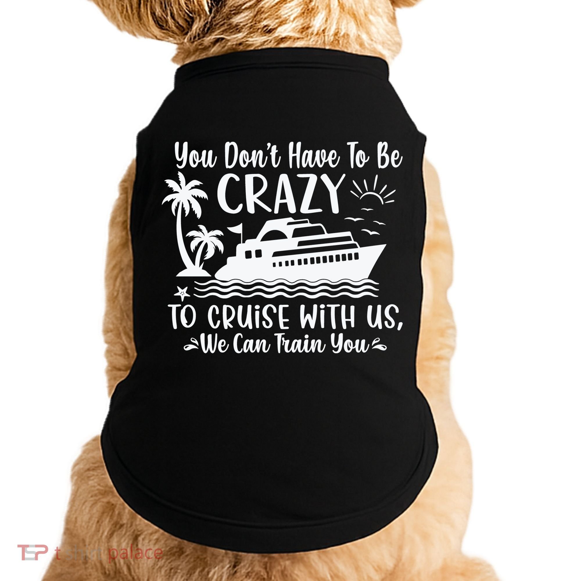 Funny Group Family Cruise Matching Doggie Tank