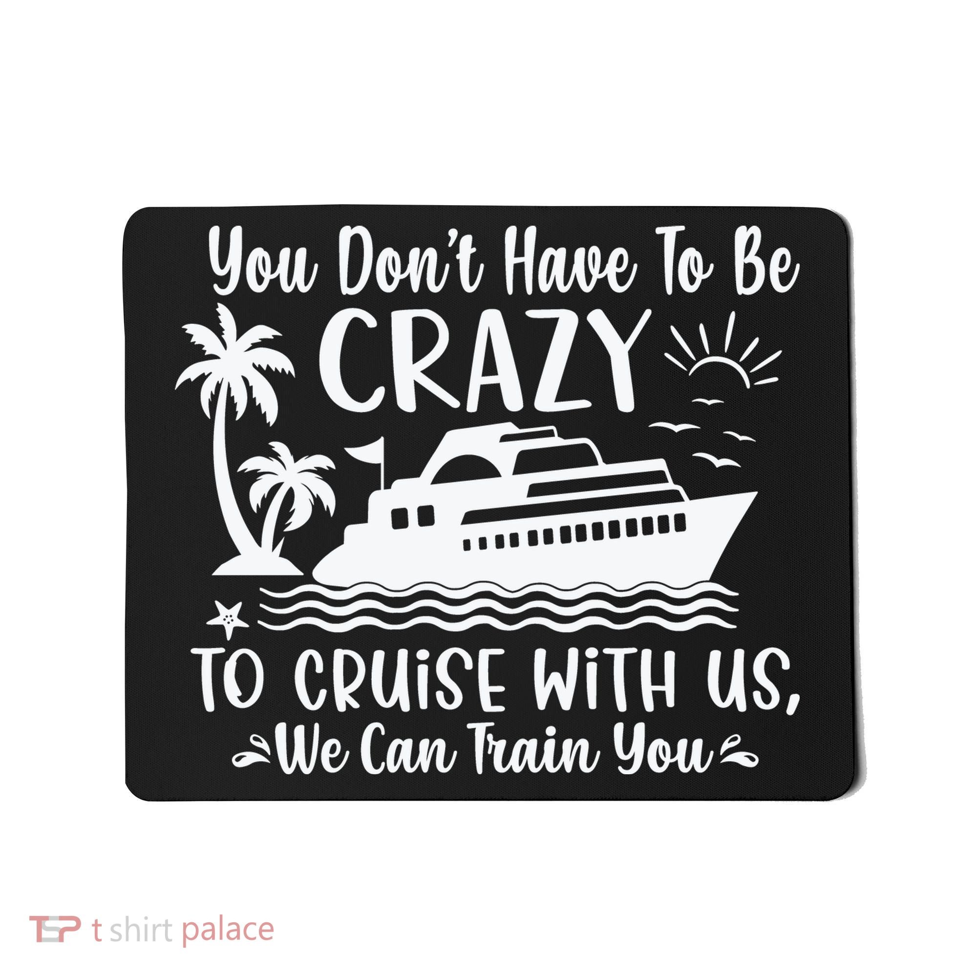 Funny Group Family Cruise Matching Mousepad