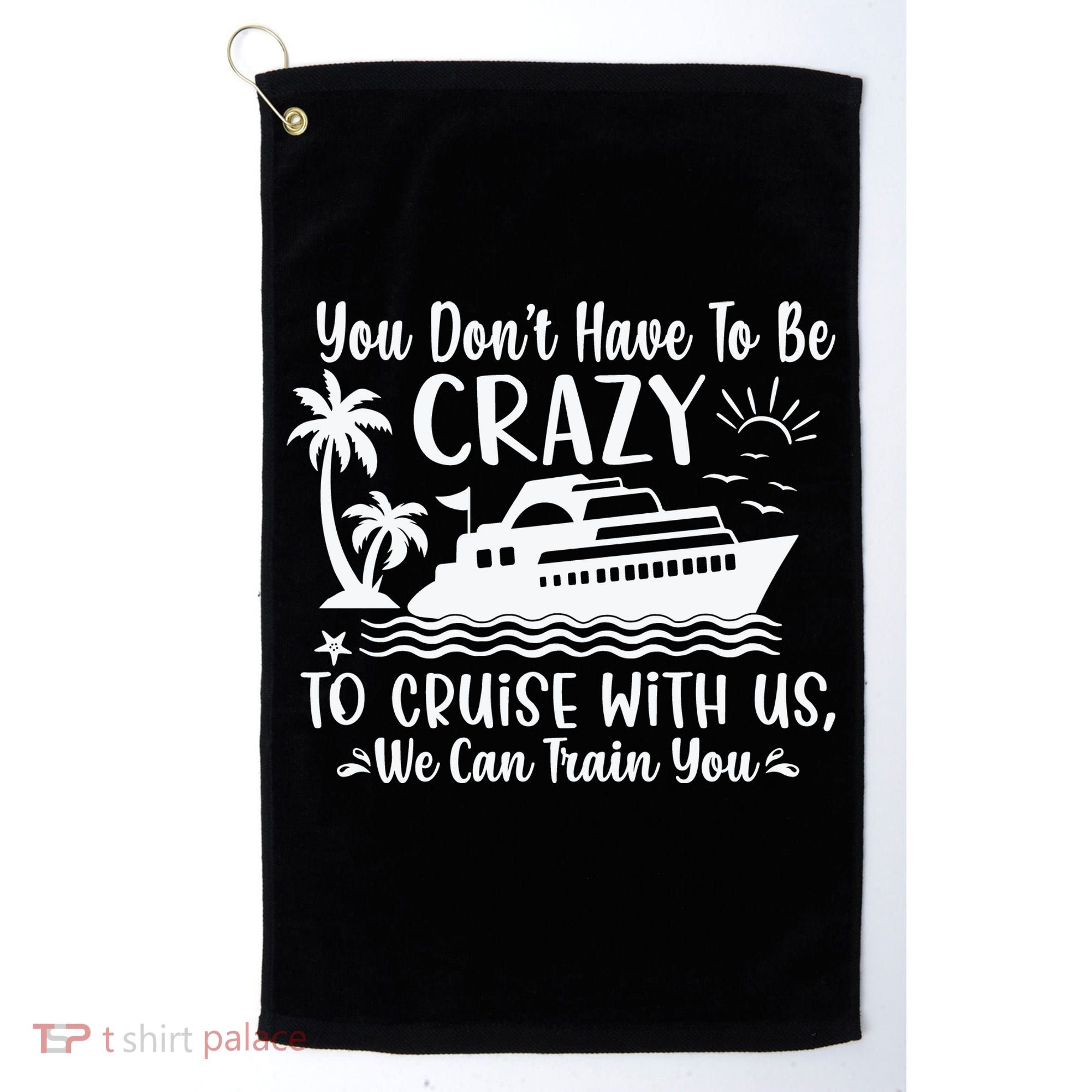 Funny Group Family Cruise Matching Golf Towel