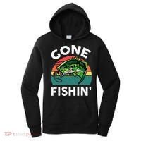 Funny Gone Fishing Bass Fish Women's Hoodie thumb 0
