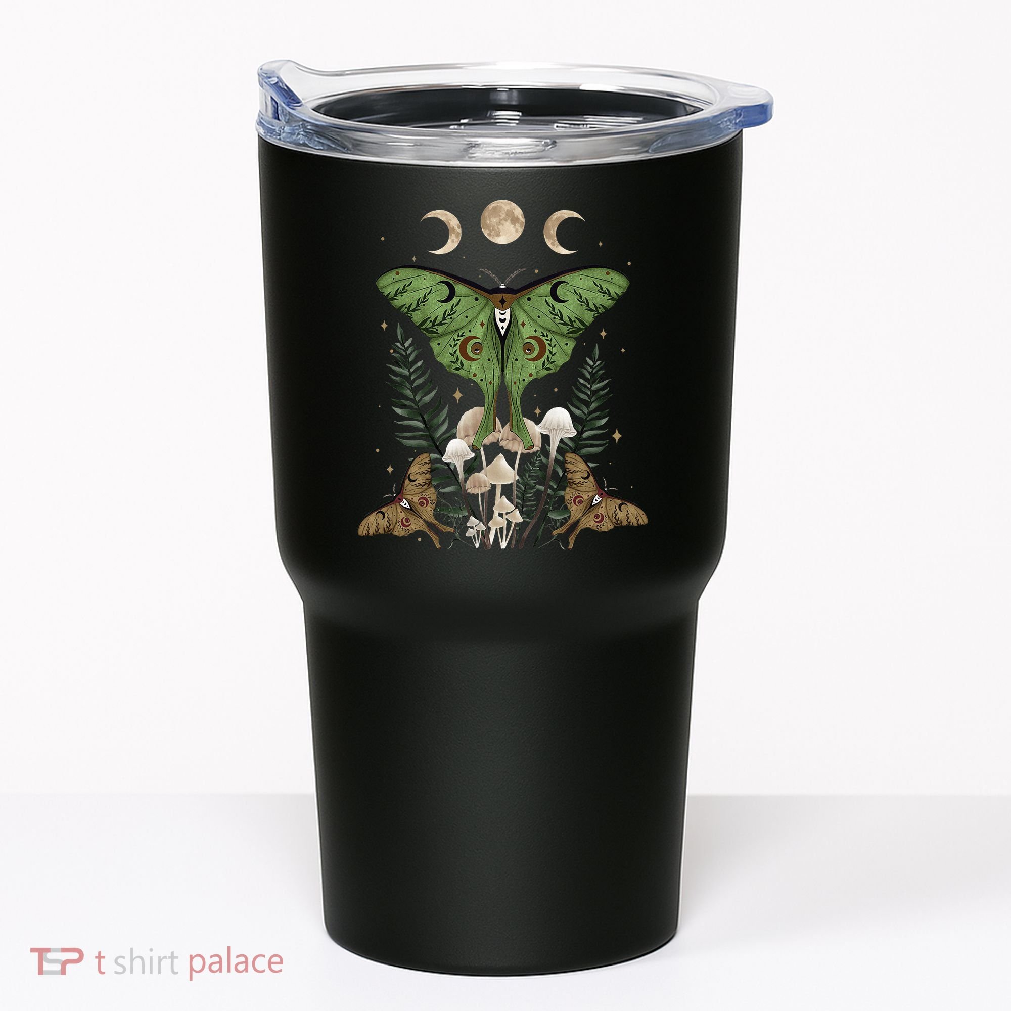 Fairy Grunge Fairycore Aesthetic Goth Luna Moth Mushroom Tumbler