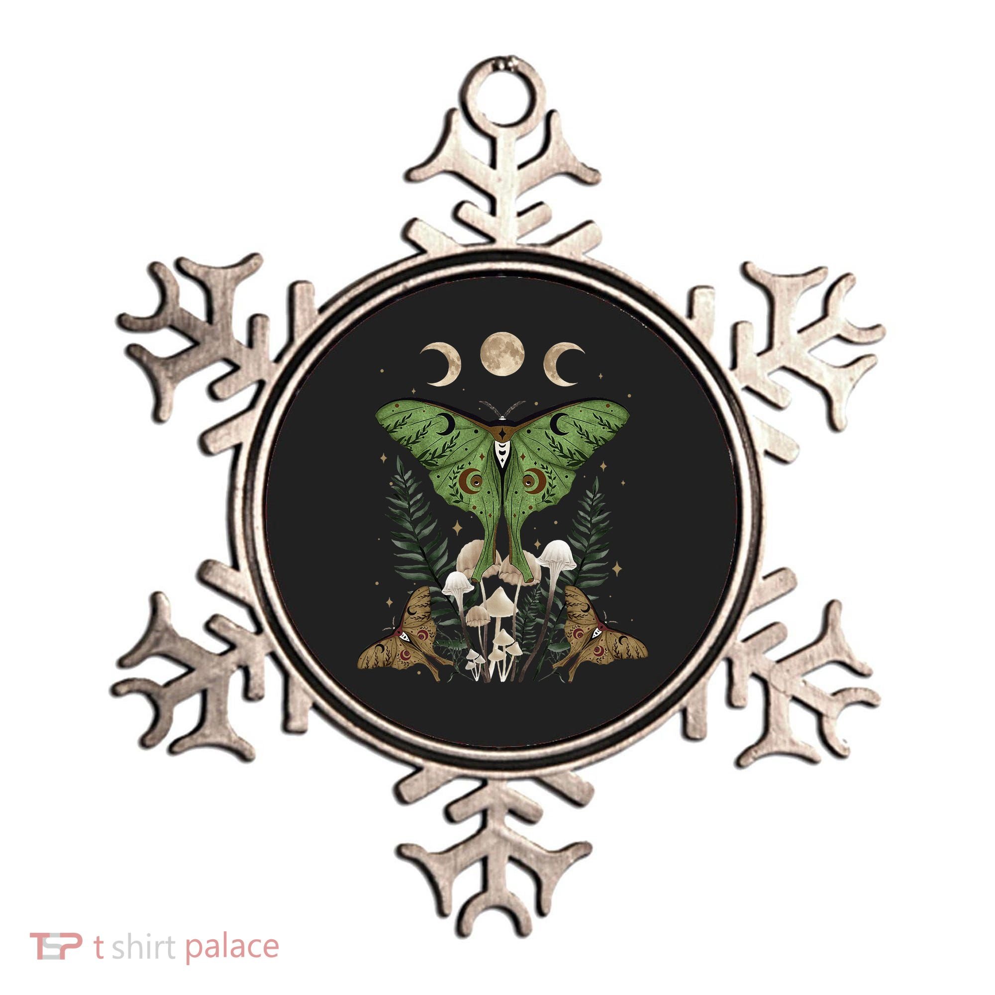 Fairy Grunge Fairycore Aesthetic Goth Luna Moth Mushroom Ornament