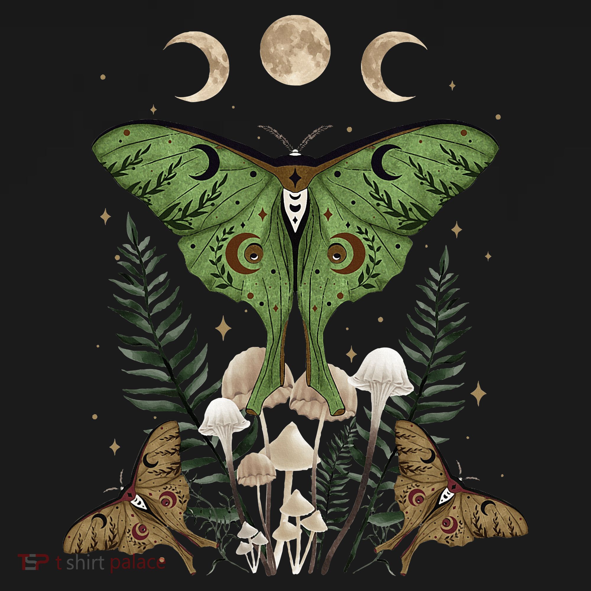 Fairy Grunge Fairycore Aesthetic Goth Luna Moth Mushroom Visor