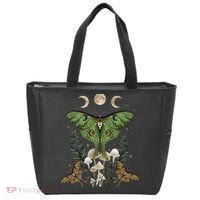Fairy Grunge Fairycore Aesthetic Goth Luna Moth Mushroom Tote Bag thumb 0