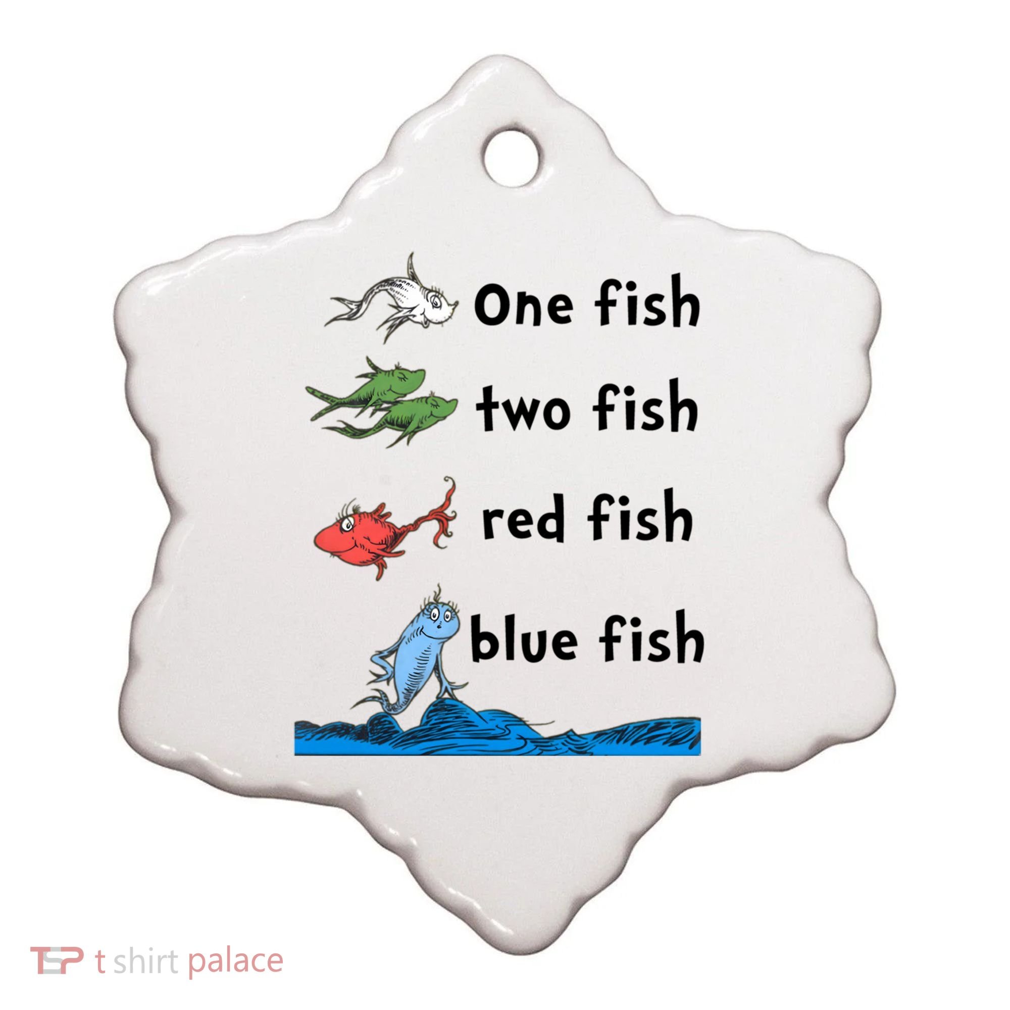 Fish Gift Ceramic Ornament