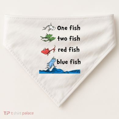 Fish Gift USA-Made Doggie Bandana