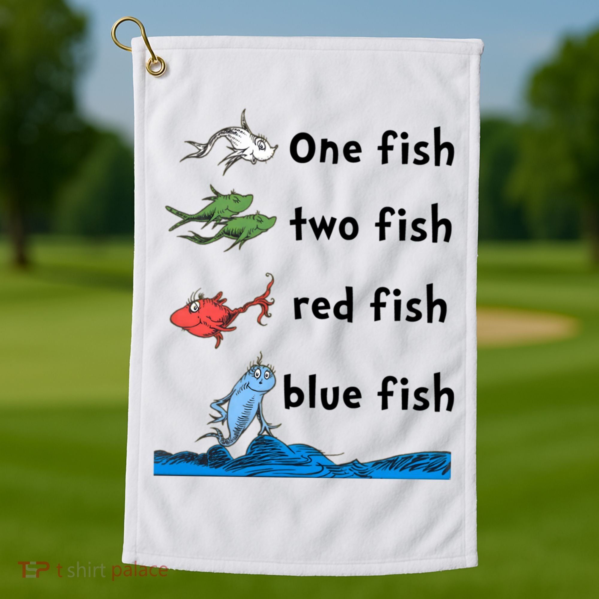 Fish Gift Golf Towel
