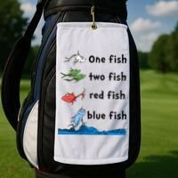 Fish Gift Golf Towel thumb 2