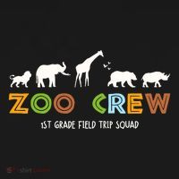 First Grade Field Trip Squad Zoo Crew Wild Animal Safari Coaster thumb 2