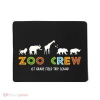 First Grade Field Trip Squad Zoo Crew Wild Animal Safari Mousepad thumb 0