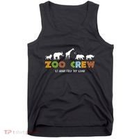 First Grade Field Trip Squad Zoo Crew Wild Animal Safari Tank Top thumb 0