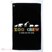 First Grade Field Trip Squad Zoo Crew Wild Animal Safari Golf Towel thumb 0