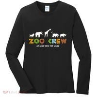 First Grade Field Trip Squad Zoo Crew Wild Animal Safari Women's Long Sleeve Shirt thumb 0