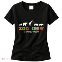 First Grade Field Trip Squad Zoo Crew Wild Animal Safari Women's T-Shirt thumb 0