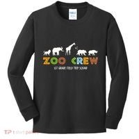 First Grade Field Trip Squad Zoo Crew Wild Animal Safari Kids Long Sleeve Shirt thumb 0