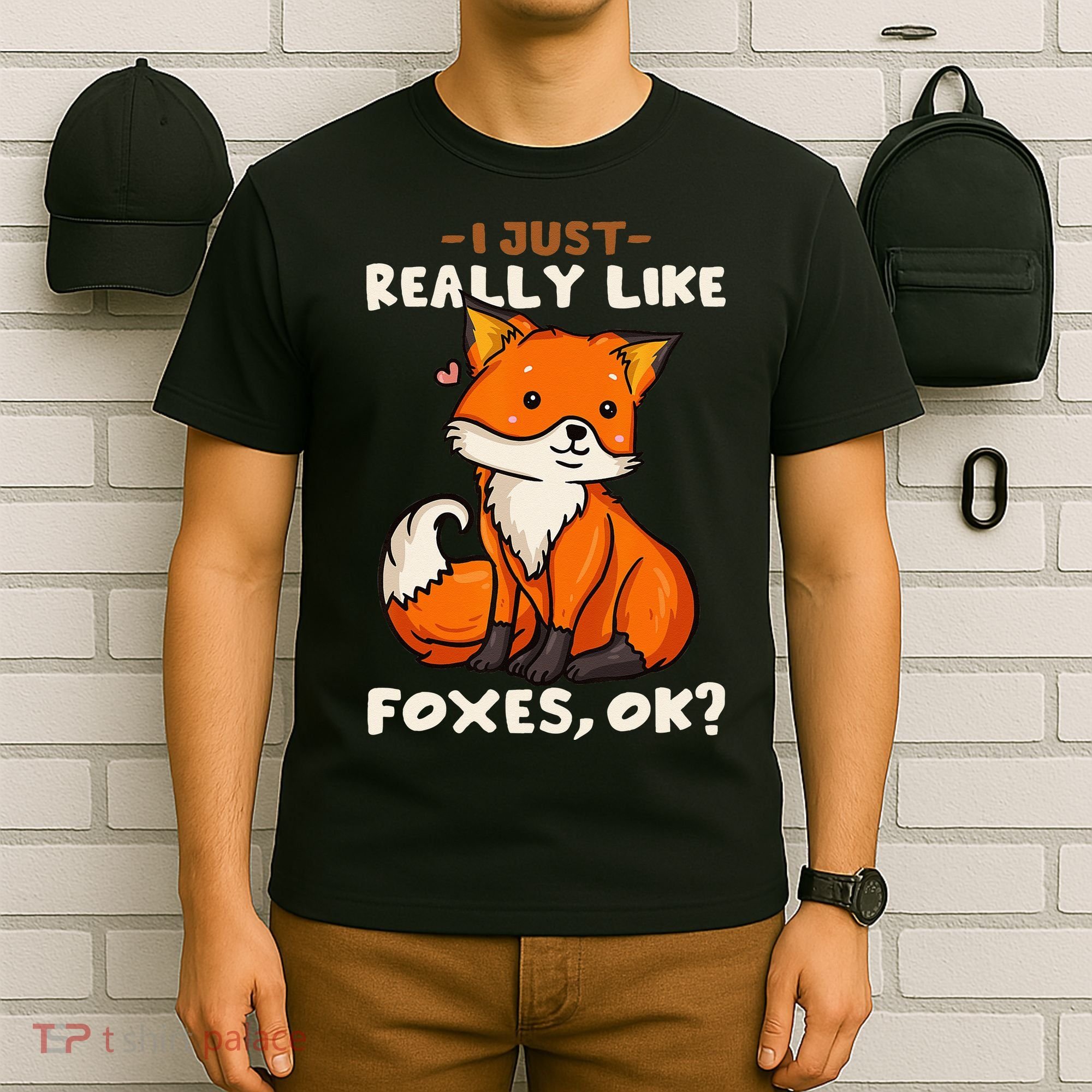 Foxes Gift For Fox Lovers I Just Really Like Foxes Ok T-Shirt
