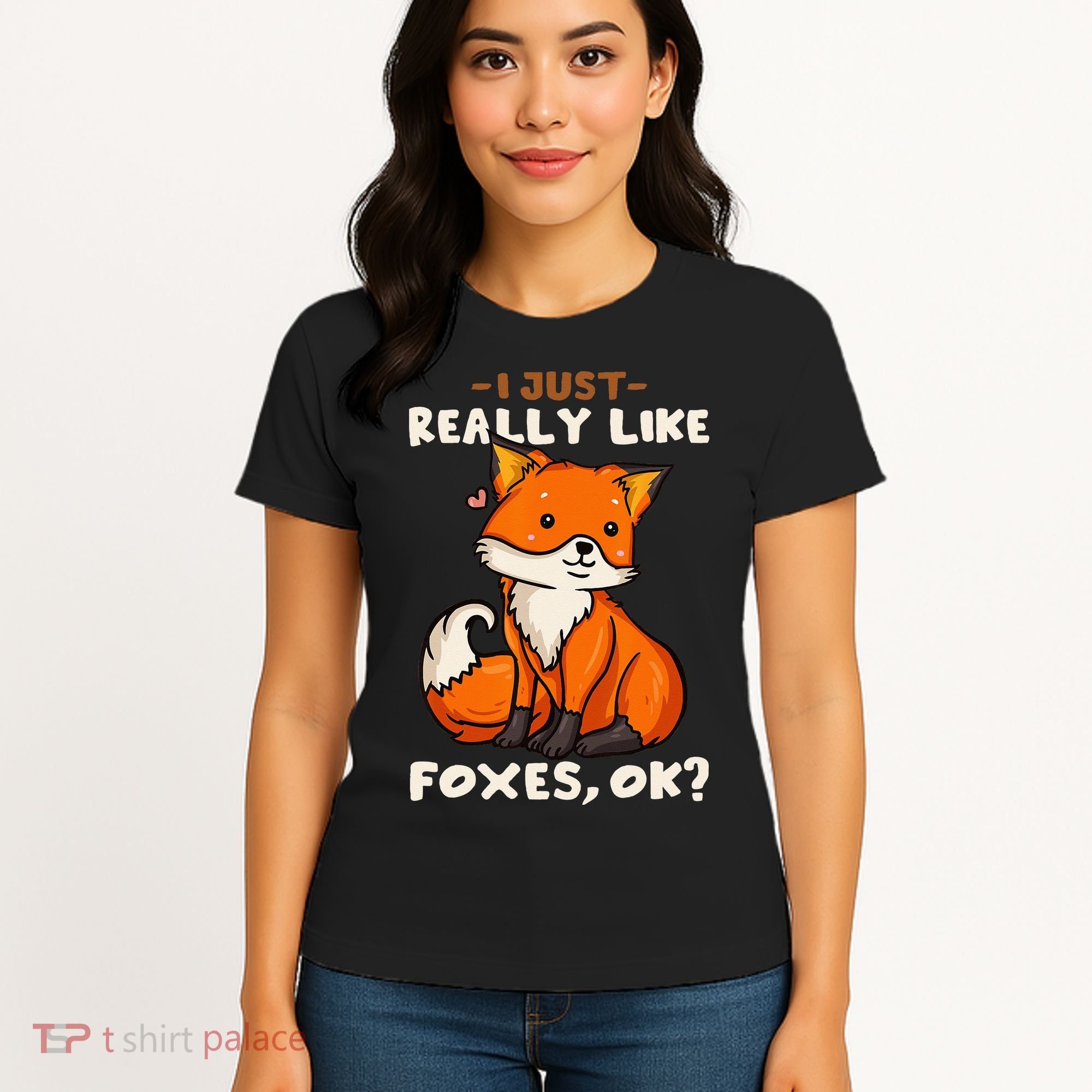 Foxes Gift For Fox Lovers I Just Really Like Foxes Ok Women's T-Shirt