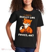 Foxes Gift For Fox Lovers I Just Really Like Foxes Ok Kids T-Shirt thumb 2